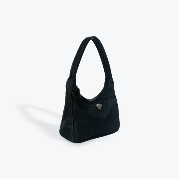 Authentic Prada Black Nylon Hobo Bag - Picture 2 of 12